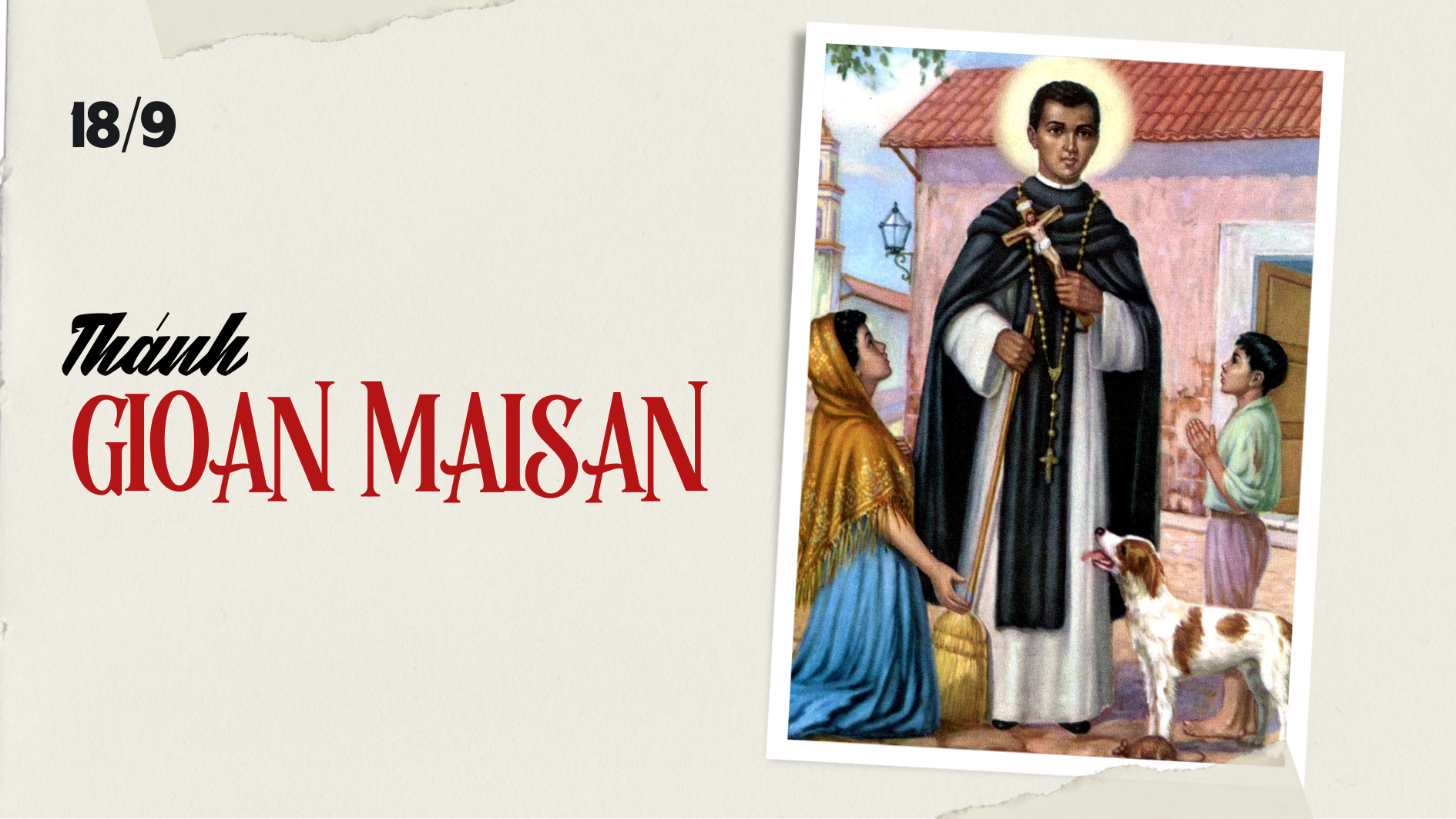 Ngày 18/9 Thánh Gioan Maisan 